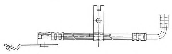 KAWE 513155 Тормозной шланг