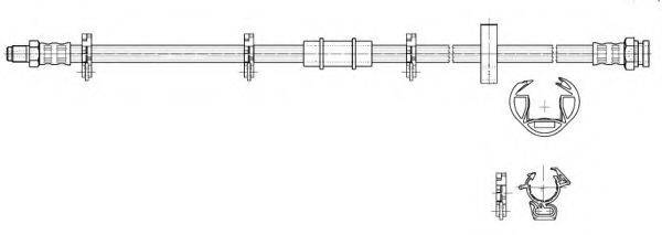 KAWE 516974 Тормозной шланг