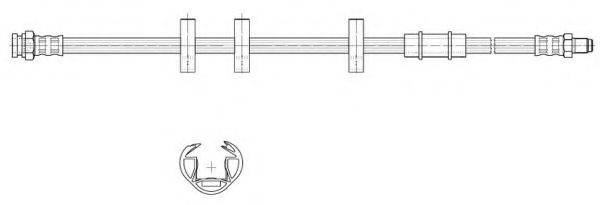 KAWE 516993 Тормозной шланг