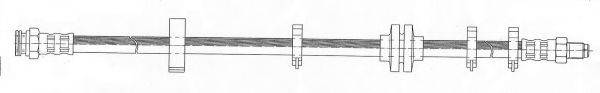 KAWE 517067 Тормозной шланг