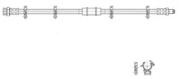 KAWE 517133 Тормозной шланг
