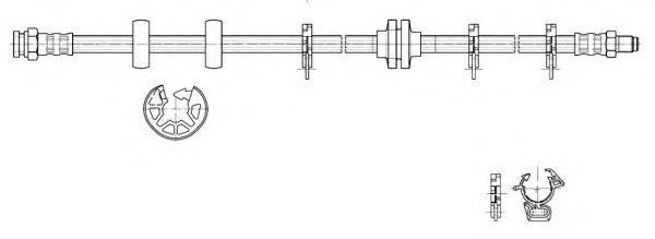 KAWE 517136 Тормозной шланг