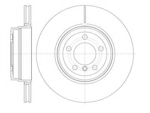 KAWE 6114110 Тормозной диск