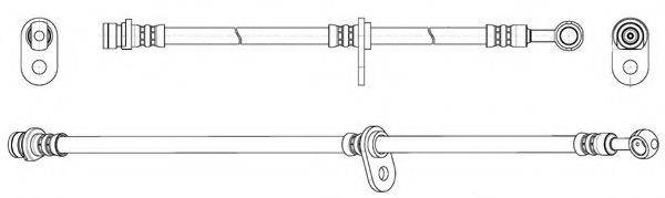 KAWE 510901 Тормозной шланг