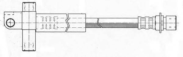 KAWE 511030 Тормозной шланг