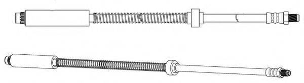 KAWE 511130 Тормозной шланг