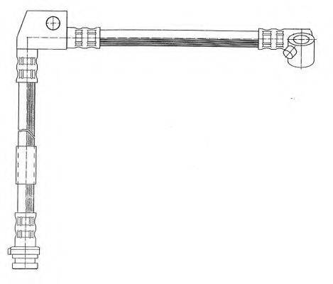 KAWE 511333 Тормозной шланг