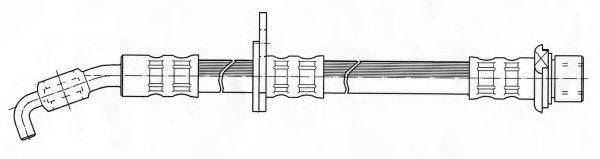 KAWE 511429 Тормозной шланг