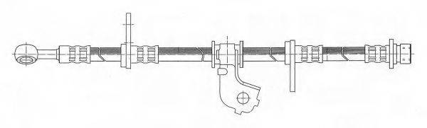 KAWE 511445 Тормозной шланг