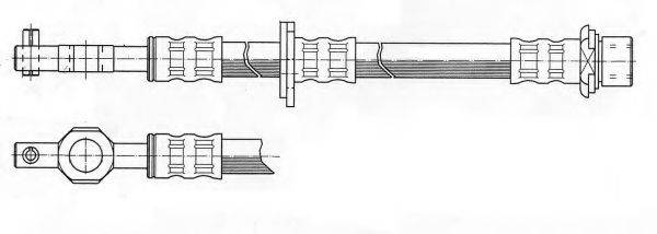 KAWE 511530 Тормозной шланг