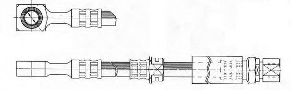 KAWE 511563 Тормозной шланг