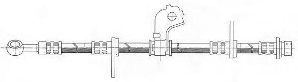 KAWE 511578 Тормозной шланг