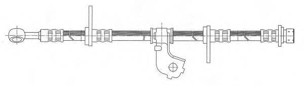 KAWE 511579 Тормозной шланг