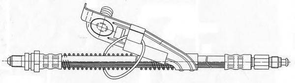 KAWE 511635 Тормозной шланг