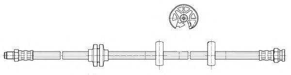 KAWE 512447 Тормозной шланг