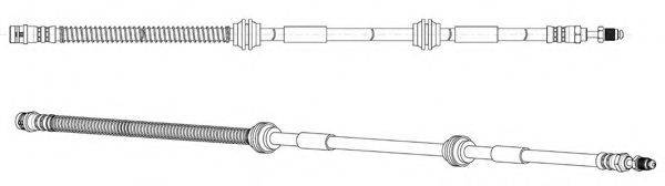 KAWE 512600 Тормозной шланг