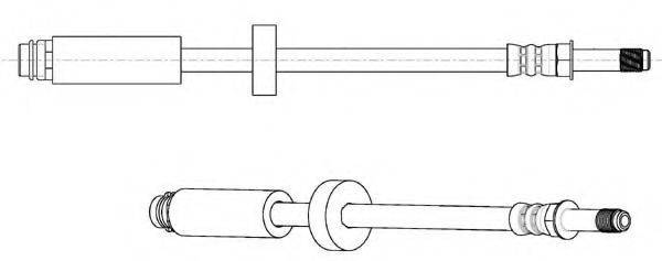 KAWE 512702 Тормозной шланг