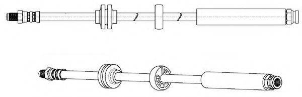 KAWE 512709 Тормозной шланг