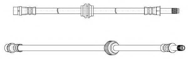 KAWE 512771 Тормозной шланг