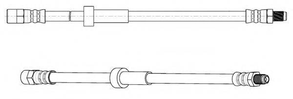 KAWE 512779 Тормозной шланг