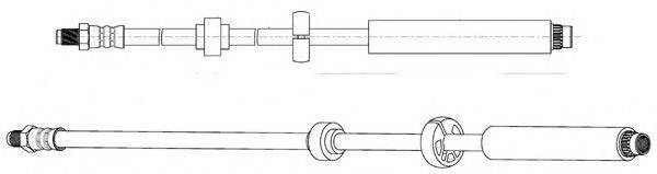 KAWE 512780 Тормозной шланг