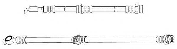 KAWE 512793 Тормозной шланг