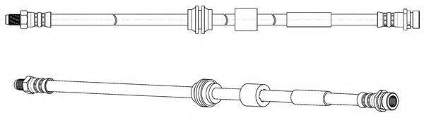 KAWE 512804 Тормозной шланг