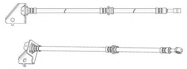 KAWE 512830 Тормозной шланг