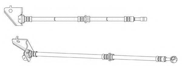 KAWE 512831 Тормозной шланг