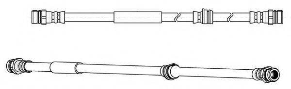 KAWE 512976 Тормозной шланг