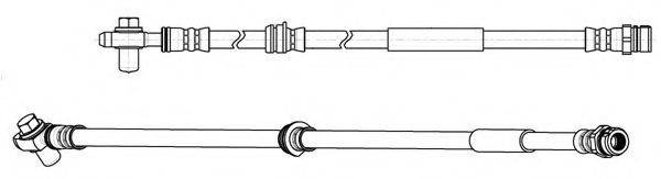 KAWE 512978 Тормозной шланг