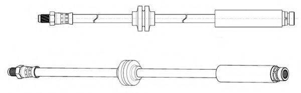 KAWE 514558 Тормозной шланг