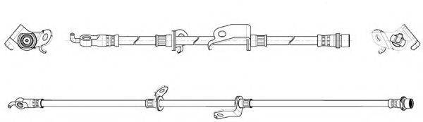 KAWE 514566 Тормозной шланг