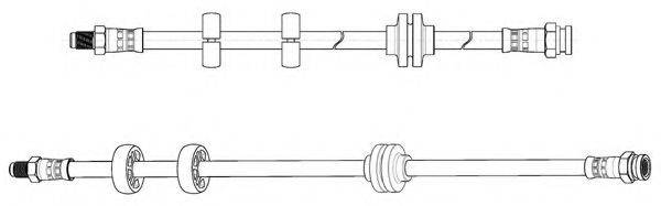 KAWE 514579 Тормозной шланг