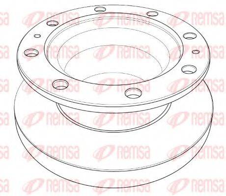 KAWE NCA120610 Тормозной диск