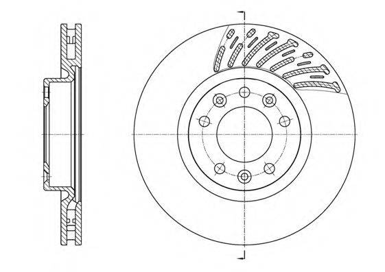 KAWE 6155610 Тормозной диск