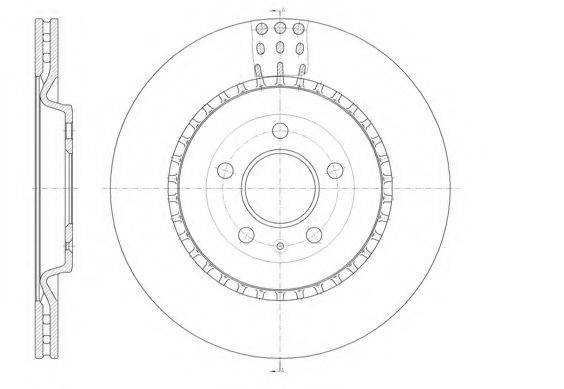 KAWE 6149210 Тормозной диск