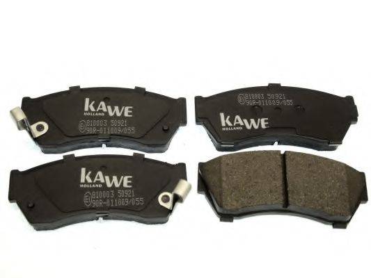 KAWE 810003 Комплект тормозных колодок, дисковый тормоз