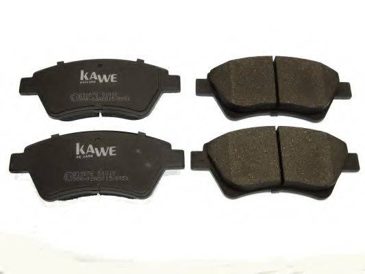 KAWE 810076 Комплект тормозных колодок, дисковый тормоз