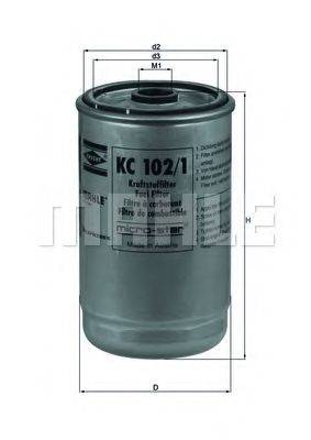 MAHLE ORIGINAL KC1021 Топливный фильтр