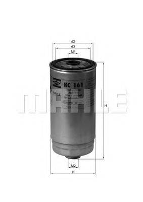 MAHLE ORIGINAL KC161 Топливный фильтр