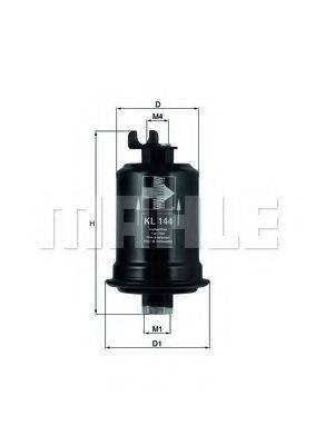 MAHLE ORIGINAL KL144 Топливный фильтр