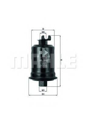 MAHLE ORIGINAL KL210 Топливный фильтр
