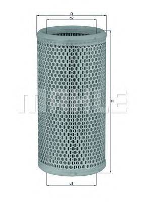 MAHLE ORIGINAL LX519 Воздушный фильтр