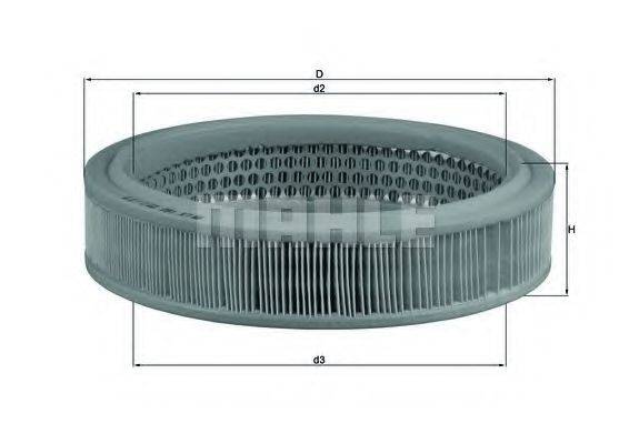 MAHLE ORIGINAL LX160 Воздушный фильтр