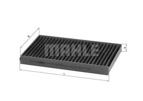 MAHLE ORIGINAL LAK197 Фильтр, воздух во внутренном пространстве