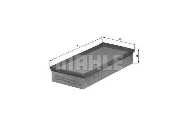 MAHLE ORIGINAL LX408 Воздушный фильтр