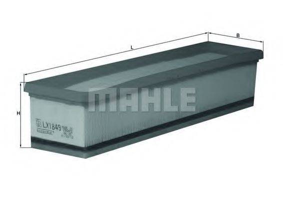 MAHLE ORIGINAL LX1849 Воздушный фильтр