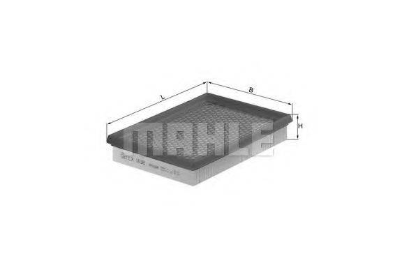 MAHLE ORIGINAL LX1038 Воздушный фильтр