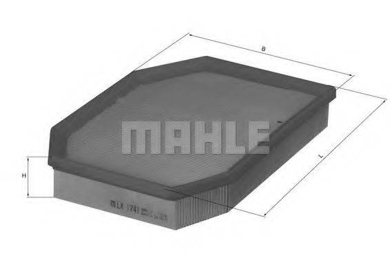 MAHLE ORIGINAL LX1741 Воздушный фильтр